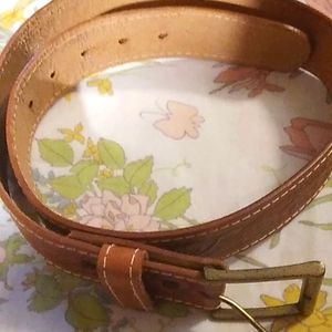 Men's leather belt